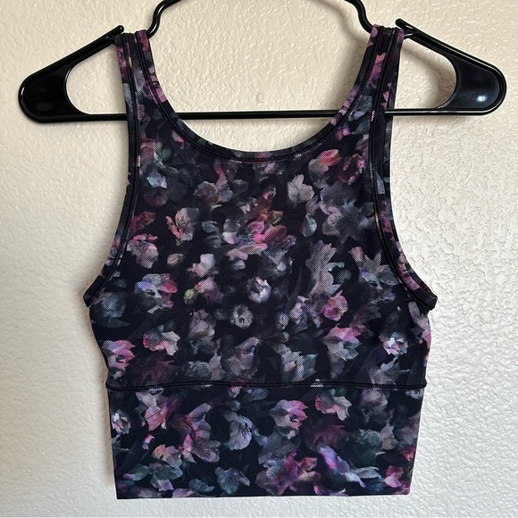 Lululemon Power Pivot Tank Activate Floral Multi Size 4 - Picture 3 of 9